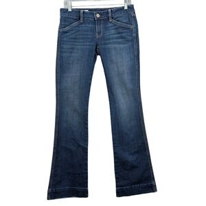 Gap 1969 Sexy Boot Jeans Women's Size 26/2 Dark Wash Denim Low Rise Bootcut Y2K